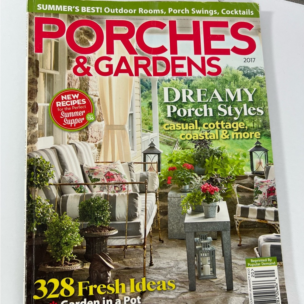 Garden magazines set of four back issues Cottagecore Farm flower Summer reading - Picture 5 of 7